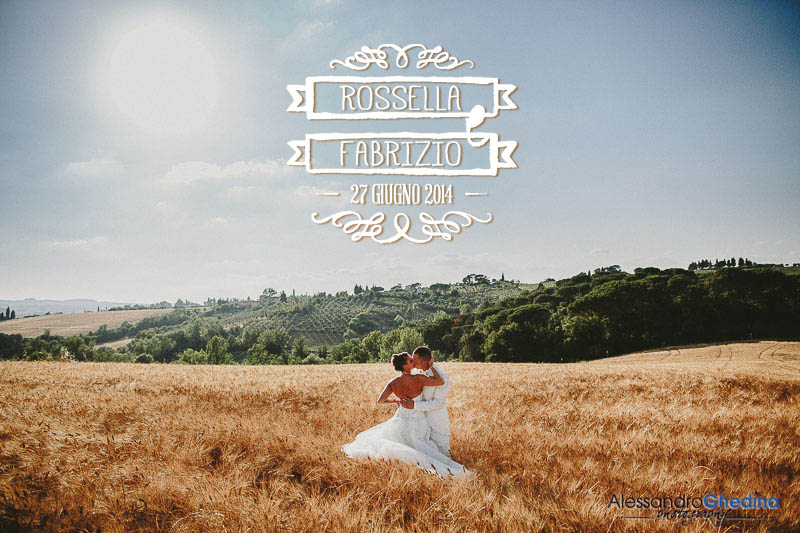 fotografie di matrimonio nella campagna toscana