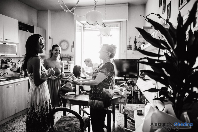 preparazione della sposa