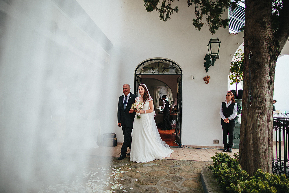 fotografo matrimonio Positano Villa Oliviero