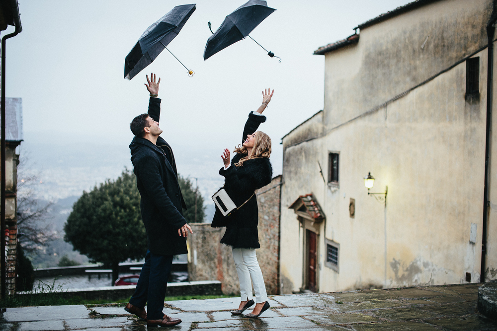 PROPOSING IN FIESOLE - WEDDING PROPOSAL IN ITALY
