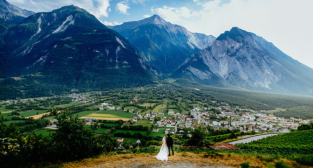 Switzerland wedding in Visp