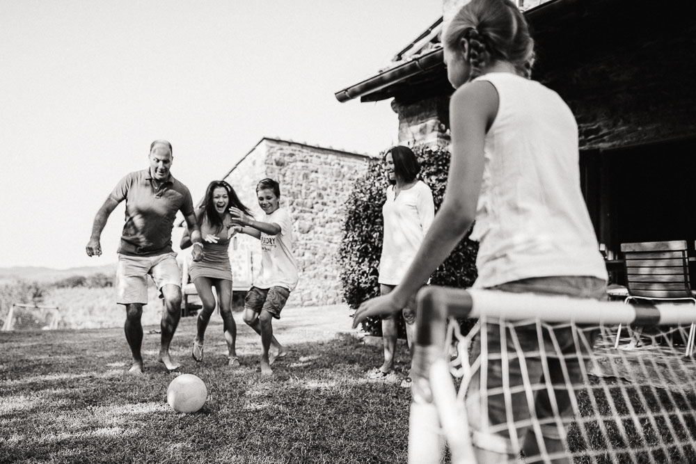 ritratto di famiglia a chianti toscana