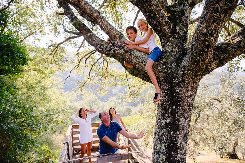 ritratto di famiglia a chianti toscana