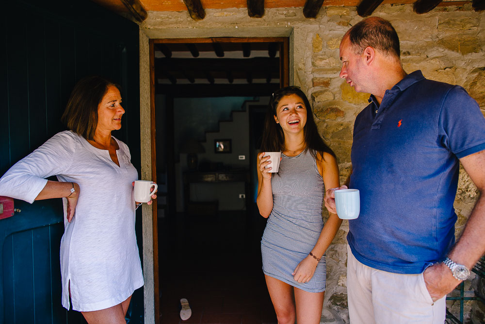 ritratto di famiglia a chianti toscana