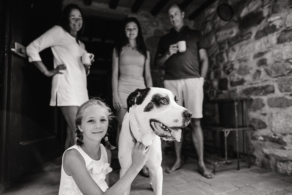 ritratto di famiglia a chianti toscana