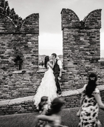 fotografo matrimonio verona castello sforzesco