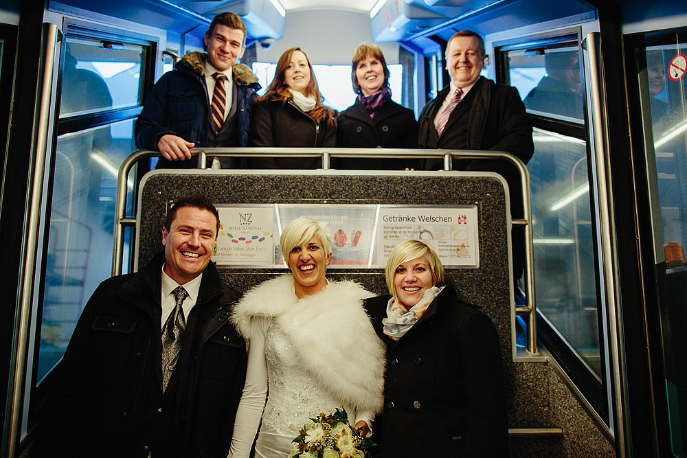 WEDDING ON THE SNOW IN ZERMATT SWITZERLAND