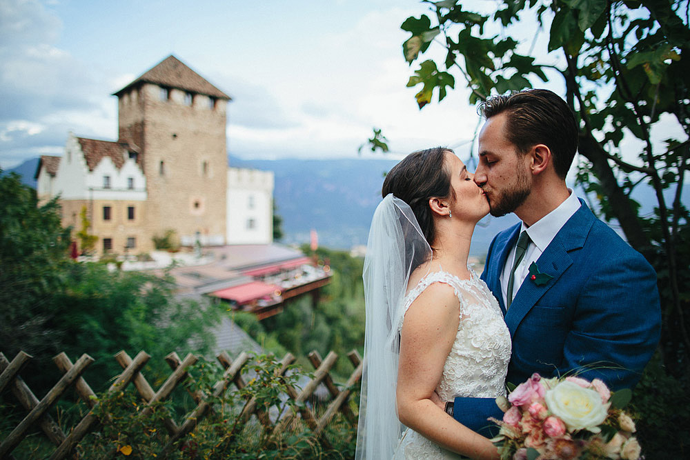 MATRIMONIO A SCHLOSS KORB  NEL CUORE DI APPIANO 