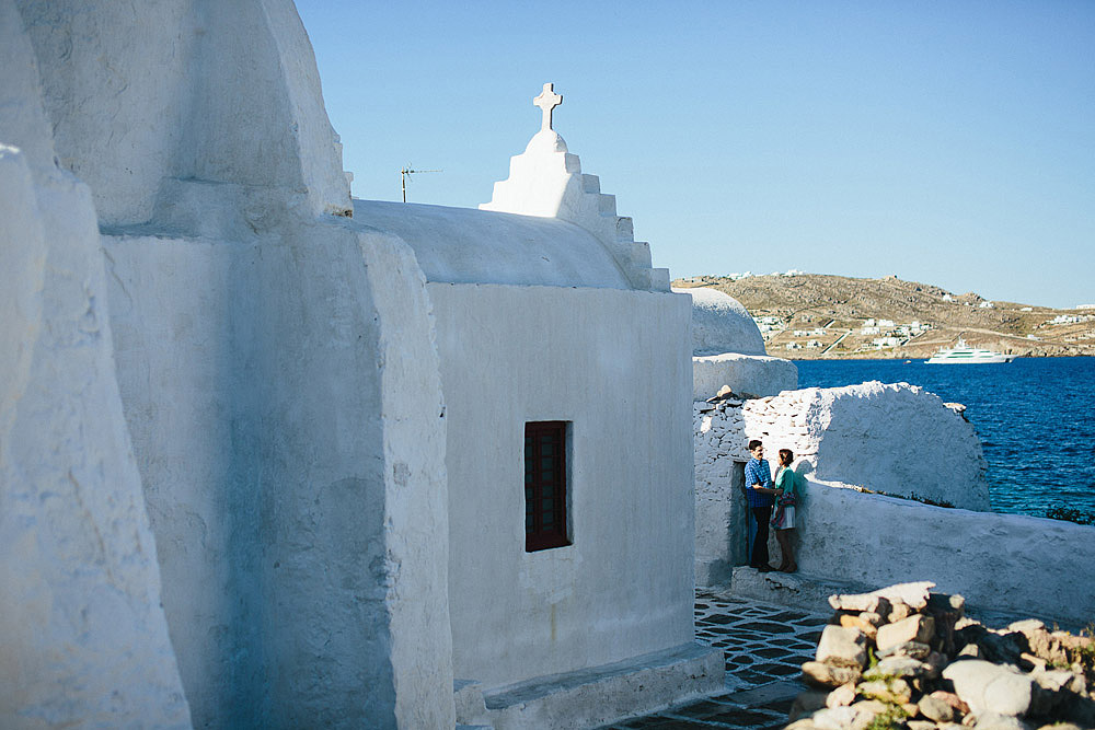 MYKONOS GREECE COUPLE PORTRAIT ELTON & CAMILA