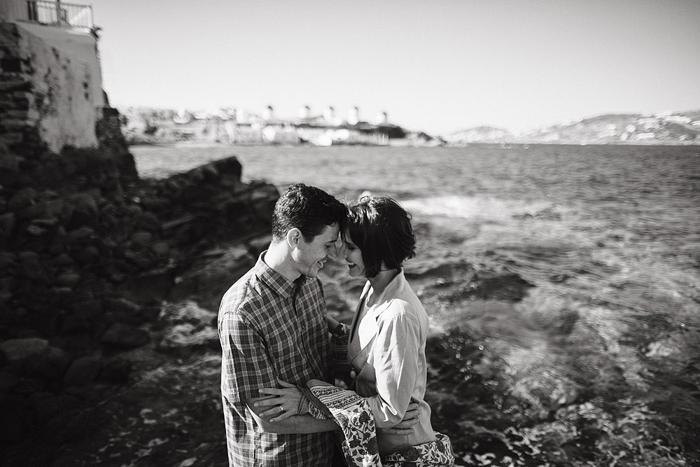 MYKONOS GREECE COUPLE PORTRAIT ELTON & CAMILA