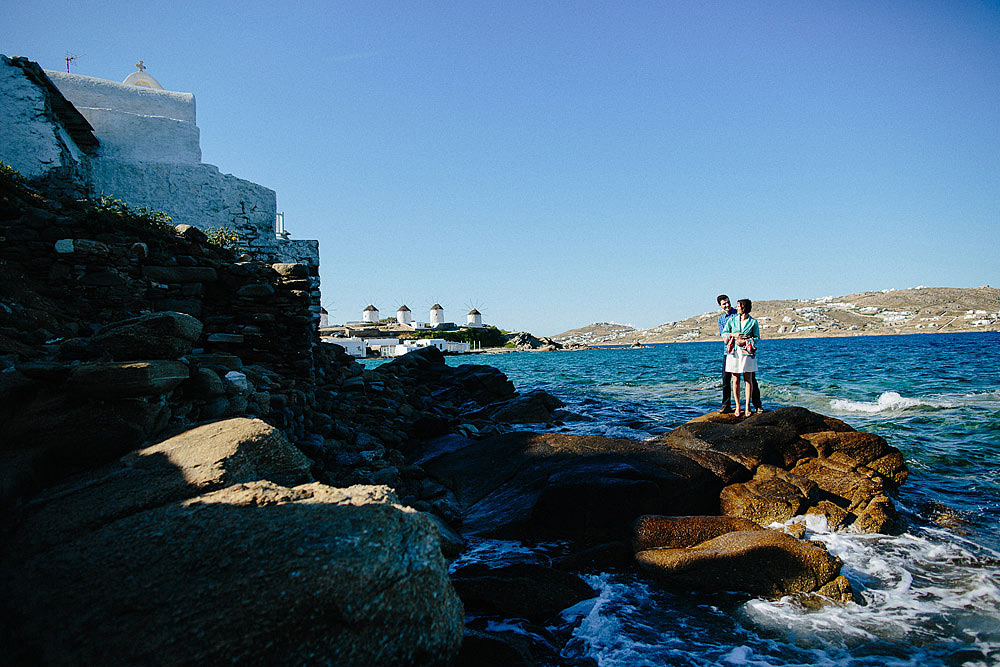 MYKONOS GREECE COUPLE PORTRAIT ELTON & CAMILA