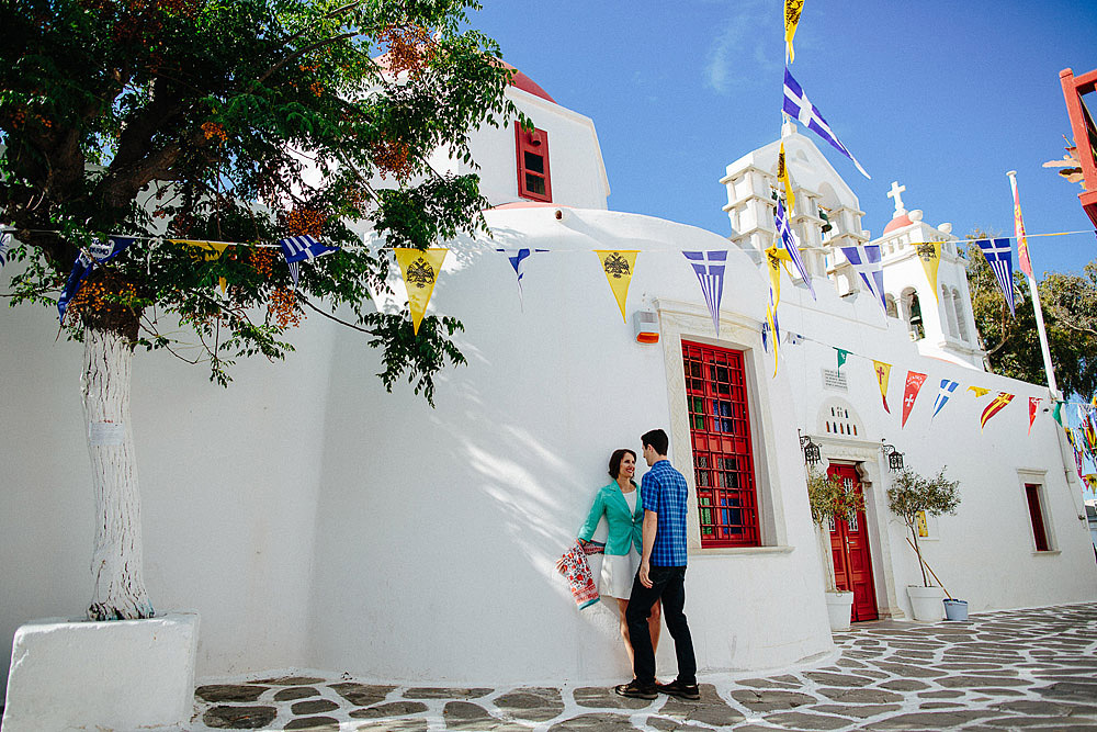 MYKONOS GREECE COUPLE PORTRAIT ELTON & CAMILA