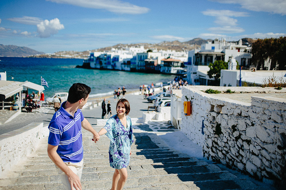 MYKONOS GREECE COUPLE PORTRAIT ELTON & CAMILA