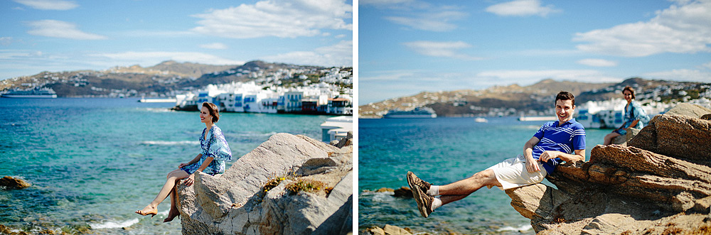 MYKONOS GREECE COUPLE PORTRAIT ELTON & CAMILA