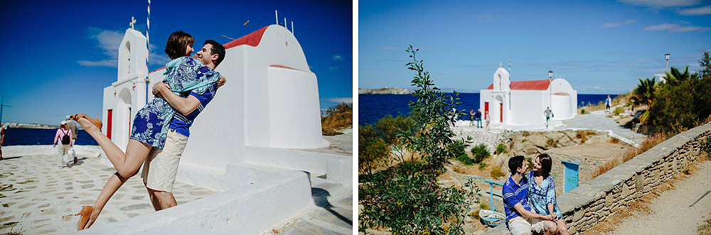 MYKONOS GREECE COUPLE PORTRAIT ELTON & CAMILA