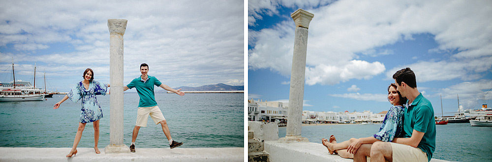 MYKONOS GREECE COUPLE PORTRAIT ELTON & CAMILA