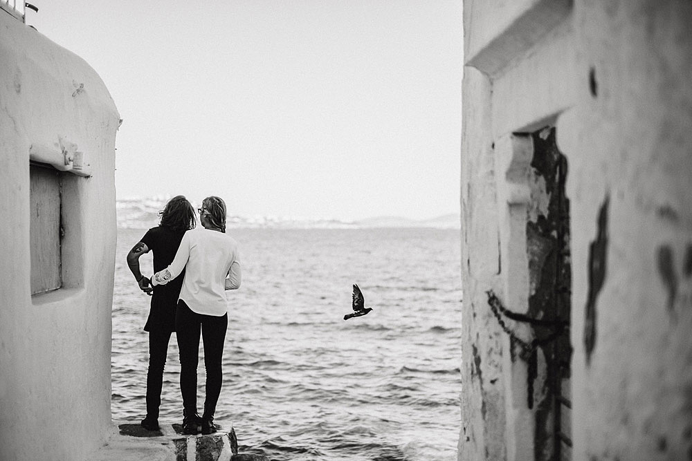 COUPLE PORTRAIT MYKONOS GREECE ALEXANDROS & LIANA