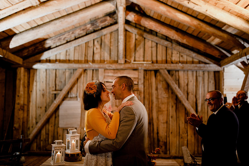 Wedding in Autumn Rustic and Vintage at Passo Giau :: Luxury wedding photography - 34