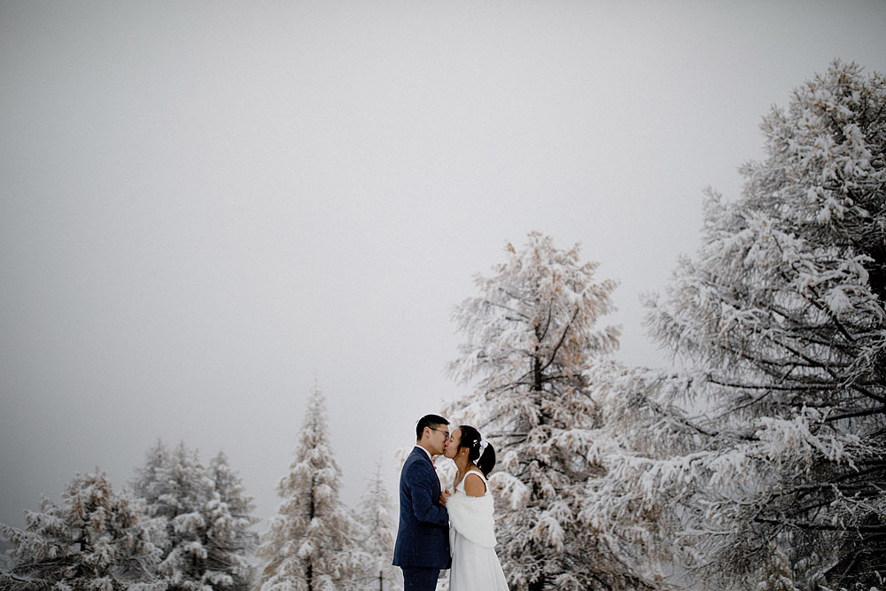 Intimissimo matrimonio a Zermatt in Svizzera :: Luxury wedding photography - 1