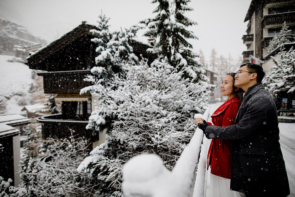 Intimissimo matrimonio a Zermatt in Svizzera :: Luxury wedding photography - 11